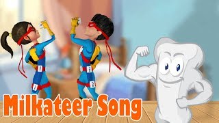 Milkateer Song Moomoo World  Kids Cartoons  Cartoons Central [upl. by Acired]