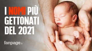 I nomi per bambini più gettonati del 2021 Aria per le femmine Gioele per i maschi [upl. by Htor]