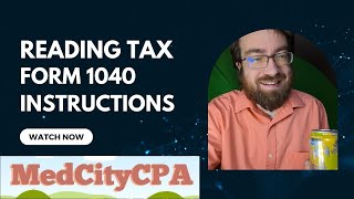 Reading 2023 Tax Form 1040 Instructions [upl. by Hamforrd]