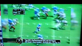 Chris Berman  Barry Sanders Highlight  EarShattering Whoop [upl. by Otrevire]