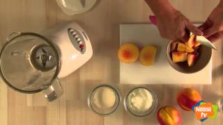 Smoothie de nectarina  Leche Ideal recetas [upl. by Spratt]