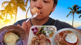 OMG The SPICY Shrimp Oahu Hawaii Food Tour [upl. by Siulesoj]