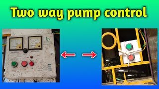 Submersible Pump control from two places  double switch for submersible pump  Free Circuit Lab [upl. by Derrek12]