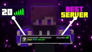 The new best pvp server with low ping Best Minecraft server [upl. by Lubbi]