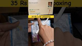 Shopsy ₹35 Beautiful Jewellery Loot Unboxing shopsy unboxing shorts 🥰👌 [upl. by Eldoree]