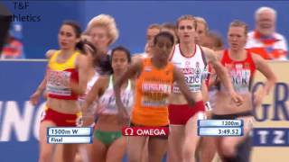 1500m Womens Final  European Athletics Championships 2016 [upl. by Robi830]