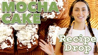 CoffeeKahlua Soaked Mocha Snacking Cake  Recipe Drop  Food52 [upl. by Kip]