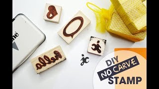 DIY Stamp  No carving required [upl. by Erine]