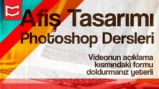 Online Photoshop Poster Tasarımı Dersleri 2 [upl. by Ahseka]