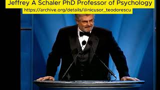 Jeffrey A Schaler PhD Professor of Psychology [upl. by Komarek792]