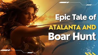 Epic Myth of Atalanta and the Calydonian Boar Hunt using AI  Greek Mythology Unveiled [upl. by Karlotte939]