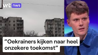 Reporter Marijn Trio over oorlog in Oekraïne quotRussen sturen golven militairen op Oekraïners afquot [upl. by Evets450]