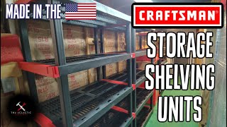 Craftsman 5Tier Storage Shelving Unit Build and Review [upl. by Anitsyrk]