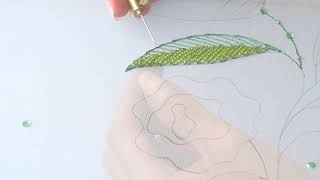 Luneville Embroidery Tutorial Professional Lesson 1 [upl. by Marya]