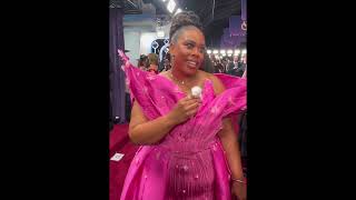 Amber Chardae Robinson Palm Royale Emmys 2024 red carpet interview [upl. by Mir]