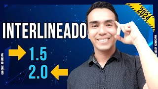 Como poner interlineado en Word 2024 ✅ Espaciado entre líneas sencillo 15 20 en Word Normas APA 7 [upl. by Frohne]