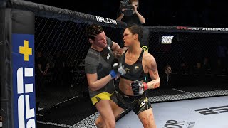 Amanda Nunes vs Julianna Peña  UFC 269 Womens Bantamweight Title Full Match Highlights  UFC 4 [upl. by Caton726]