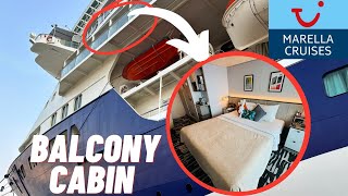 Marella Discovery Balcony Cabin Tour amp Review [upl. by Shandy]