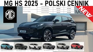 MG HS 2025 – Oficjalny Polski Cennik [upl. by Ycniuq815]