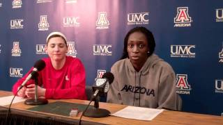 Brooke Jackson amp Ify Ibekwe Post Game 121910 by Arizona Athletics [upl. by Tiphanie]