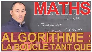 Algorithme  la boucle Tant que  Maths  Tous niveaux  Les Bons Profs [upl. by Klinger]