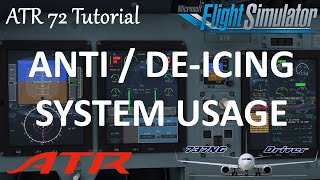 How to use the ANTI  DEICING SYSTEM on your ATR 72 amp 42 in MSFS  Real Airline Pilot [upl. by Obau]