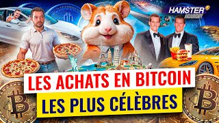 Les plus grosses dépenses en Bitcoin  pizza voitures et voyage dans lespace ⚡ Hamster Academy️ [upl. by Ldnek964]