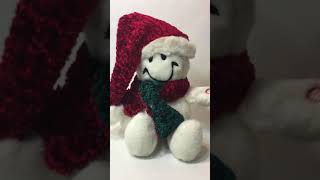 Christmas Smiley Face Wiggle Giggle Vibrating Plush Singing Jingle Bells [upl. by Yralam]