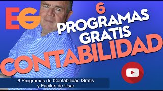 6 Programas de CONTABILIDAD Gratis y Fáciles de Usar [upl. by Nylhtak225]