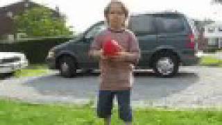 6 Year Old THROWS 50 Yards [upl. by Ahsats521]