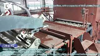 Pulp Molding Egg Carton Production Line 9600pcshr Fiber MoldedPaper egg box [upl. by Gilder]