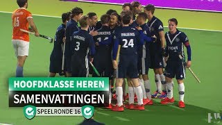 Hoofdklasse Heren Samenvattingen Speelronde 16 [upl. by Kreda]