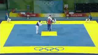 Kazakhstan vs Cuba  Mens 80KG Taekwondo  Extended Highlights  Beijing 2008 Summer Olympic Games [upl. by Ylehsa153]