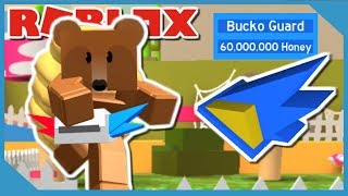 HOW POWERFUL IS THE 60 MILLION BUCKO GUARD IN ROBLOX BEE SWARM SIMULATOR [upl. by Medor955]