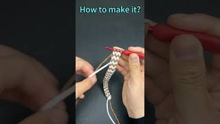 How to crochet bag straps knitting howtomakeasinglecrochet latestknittingdesignforbabysweaters [upl. by Ahsat]