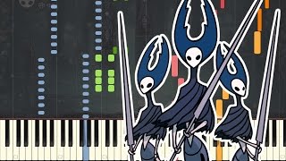 Mantis Lords  Hollow Knight Piano 4 hands Synthesia [upl. by Airrotal402]