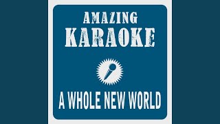 A Whole New World Karaoke Version Originally Performed By Brad Kane amp Lea Salonga [upl. by Gaige]