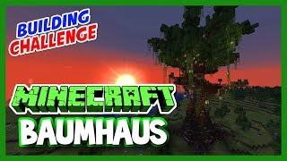 BAUMHAUS in Minecraft  TREEHOUSE  Building Challenge [upl. by Suneya]