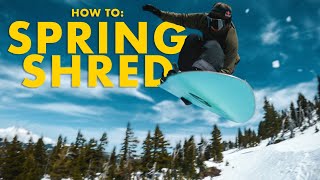 How To Spring Shred  Mt Bachelor [upl. by Eudoxia]