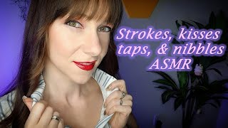 Strokes kisses taps amp nibbles👄🖊✨ ASMR [upl. by Arat]