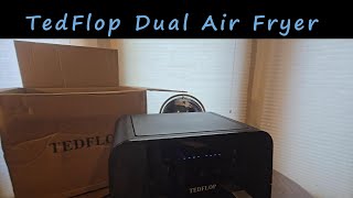 The Best 8IN1 Dual Air Fryer LED Screen TedFlop EPISODE 4416 Amazon Unboxing video [upl. by Martel853]