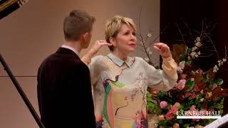 Joyce DiDonato Master Class January 2016 Handel’s “Cara sposa” from Rinaldo [upl. by Tamah]