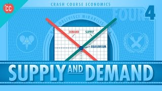 Supply and Demand Crash Course Economics 4 [upl. by Ahsinet]