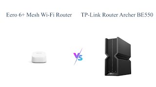 Amazon eero 6 vs TPLink TriBand BE9300 WiFi 7 Router Archer BE550 🌐⚡️ [upl. by Drake700]