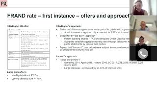 Interdigital Vs Lenovo Frand Royalty Rate [upl. by Eikcuhc]