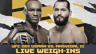 UFC 261 Official WeighIns Usman vs Masvidal 2 [upl. by Roht164]