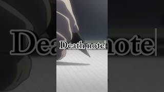 Comment échapper à la mort du death note anime deathnote manga mangalore naruto dbz onepiece [upl. by Hukill]