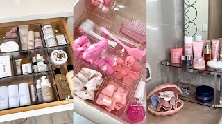 ✨bathroom organizing and restocking videos 🛁🧼 ASMR satisfying 🎙️ tiktok compilations ✨ [upl. by Odnumyer690]