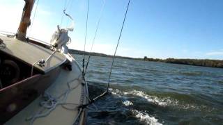 Herreshoff Fishers Island 23 CRUSADER under sail [upl. by Tammi]