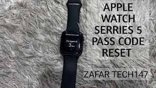 How to Reset Apple Watch Too Many Passcode Attempts Series 5 [upl. by Aihsiyt]